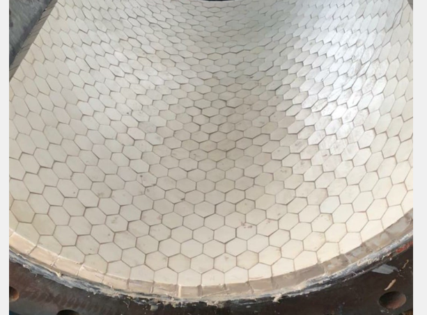 电厂防磨用氧化铝耐磨陶瓷片